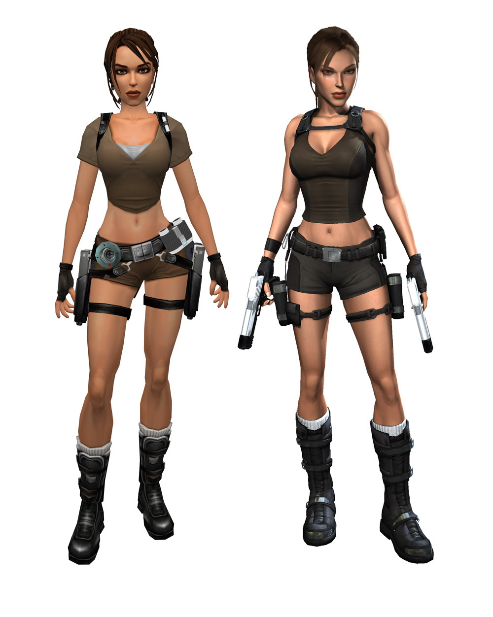 Lara Croft Shooting Truth Bullets